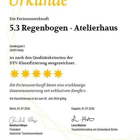 Reetdorf Geltinger Birk Atelierhaus Regenbogen * Nieby (Nieby, Schleswig-Flensburg)